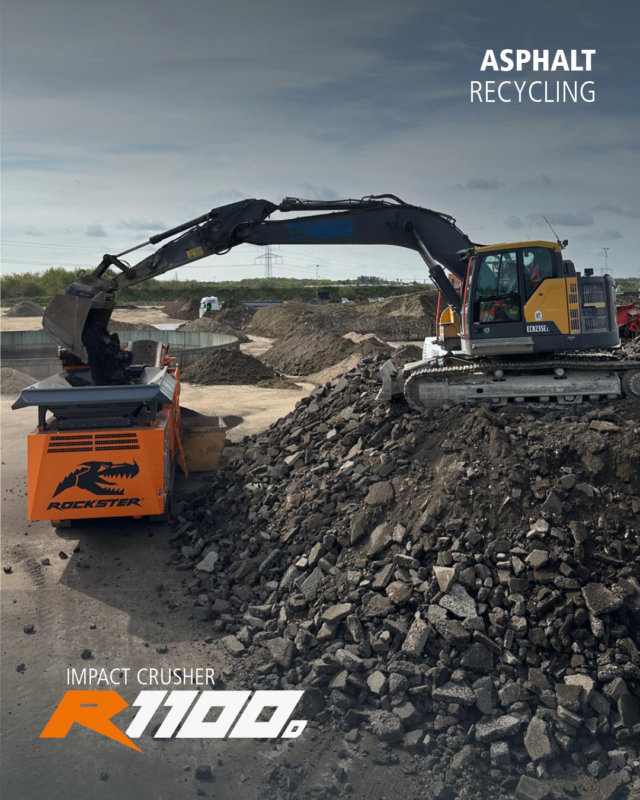🚧 𝐓𝐡𝐞 𝐛𝐞𝐧𝐞𝐟𝐢𝐭𝐬 𝐨𝐟 𝐫𝐞𝐜𝐲𝐜𝐥𝐢𝐧𝐠 𝐚𝐬𝐩𝐡𝐚𝐥𝐭 with the Rockster impactors.
👇 
1️⃣ Environmental benefits: It reduces the need to extract and process new raw materials like aggregates and bitumen, conserving natural resources and lowering greenhouse gas emissions.

2️⃣ Cost savings: Using recycled asphalt (commonly known as RAP – Reclaimed Asphalt Pavement) is significantly cheaper than producing new asphalt from scratch, making it a cost-effective option for road construction and maintenance.

3️⃣ Waste reduction: Recycling keeps old asphalt out of landfills, helping reduce construction waste and extend landfill life.

4️⃣ Energy efficiency: Recycled asphalt requires less energy to produce than new asphalt, further minimizing the environmental impact.

5️⃣ Durability: When properly processed and applied, recycled asphalt can be just as strong and long-lasting as new asphalt.

#RocksterCrushers #crushingandscreening 
#21Years ✅ Sold in over 55 Countries Worldwide